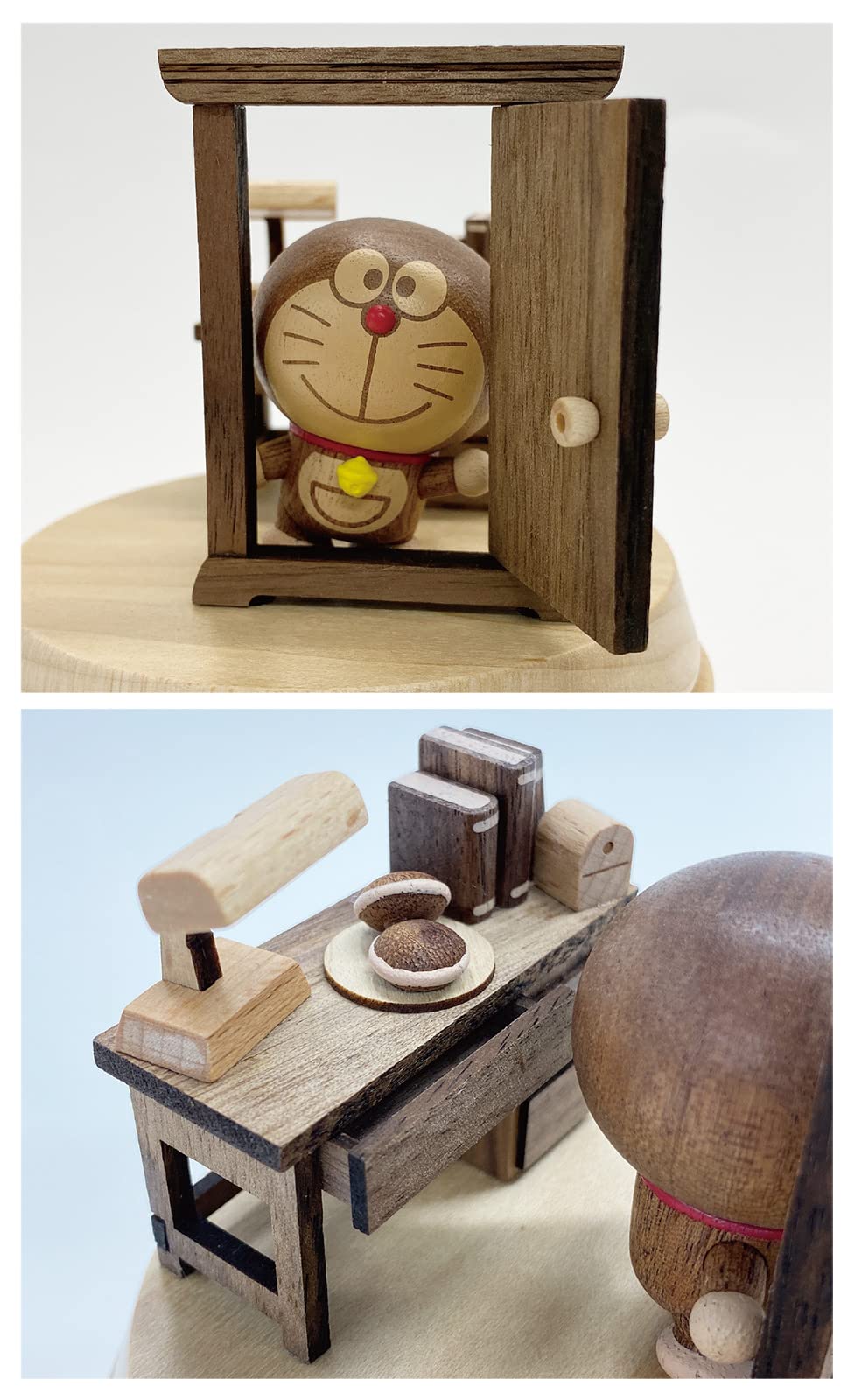 Sanrio Doraemon Anywhere Door Wooden Music Box H9157- Japan Figure Store - #1 Bring To You The Best Japanese Goods