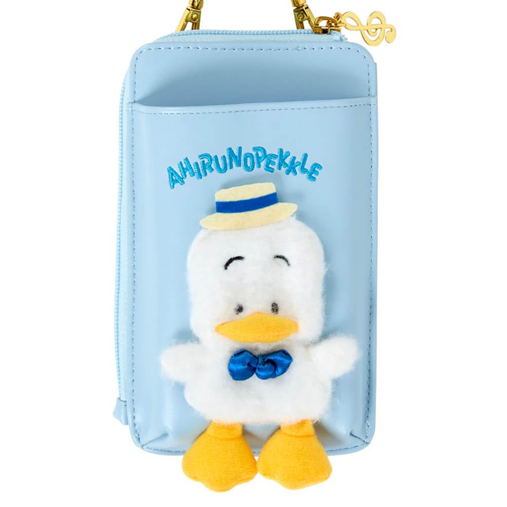 Sanrio Pekkle Duck Smartphone Shoulder Bag - Singing and Dancing in a Good Mood- Japan Figure Store - #1 Bring To You The Best Japanese Goods