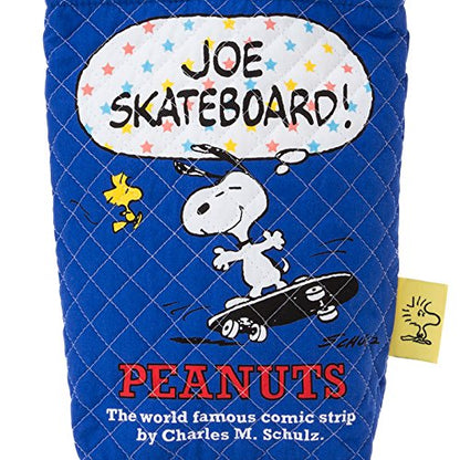 Sanrio Snoopy Quilted Shoe Bag Skate Design Durable and Stylish- Japan Figure Store - #1 Bring To You The Best Japanese Goods