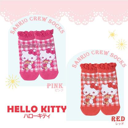 Sanrio Women's and Kids' Socks Cinnamoroll & Hello Kitty Selectable Sizes 1 Pair- Japan Figure Store - #1 Bring To You The Best Japanese Goods