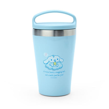 Sanrio Cinnamoroll Stainless Steel Tumbler With Handle 16cm- Japan Figure Store - #1 Bring To You The Best Japanese Goods