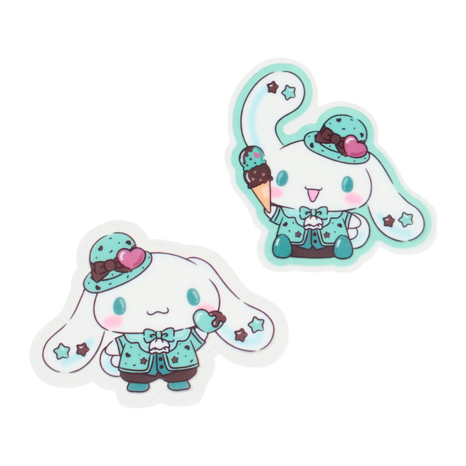 Sanrio Sticker Set Chocolate Mint Transparent PVC Material 444383