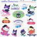 Sanrio Stickers for Skateboards - Colorful Sanrio Characters 810533- Japan Figure Store - #1 Bring To You The Best Japanese Goods