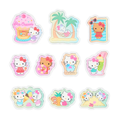 Sanrio Hello Kitty Summer Stickers PVC/CPP Case for Ages 3+- Japan Figure Store - #1 Bring To You The Best Japanese Goods