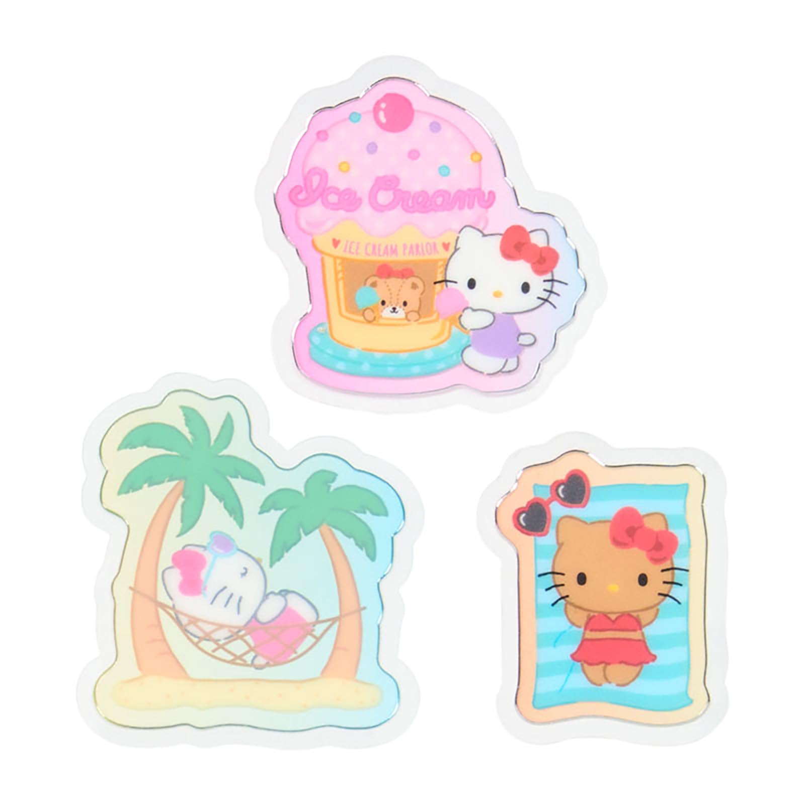 Sanrio Hello Kitty Summer Stickers PVC/CPP Case for Ages 3+- Japan Figure Store - #1 Bring To You The Best Japanese Goods
