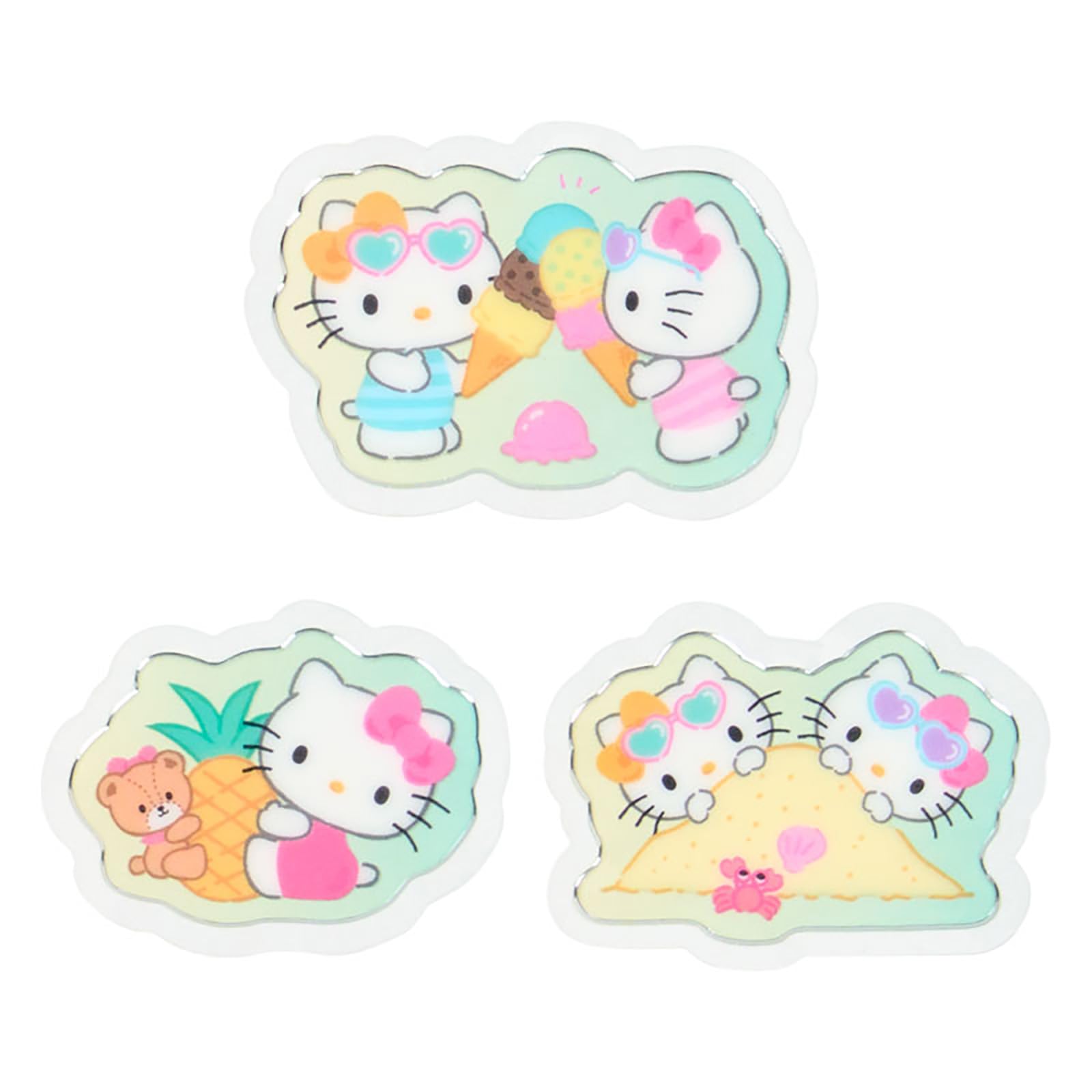 Sanrio Hello Kitty Summer Stickers PVC/CPP Case for Ages 3+- Japan Figure Store - #1 Bring To You The Best Japanese Goods
