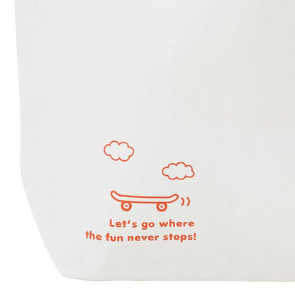 Sanrio Tote Bag Skateboard Design Sanrio Characters 810461 Durable Fashion Accessory- Japan Figure Store - #1 Bring To You The Best Japanese Goods