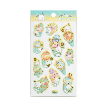 Sanrio Tracing Paper Stickers Ice Party Pochacco Fun Pack 327549- Japan Figure Store - #1 Bring To You The Best Japanese Goods
