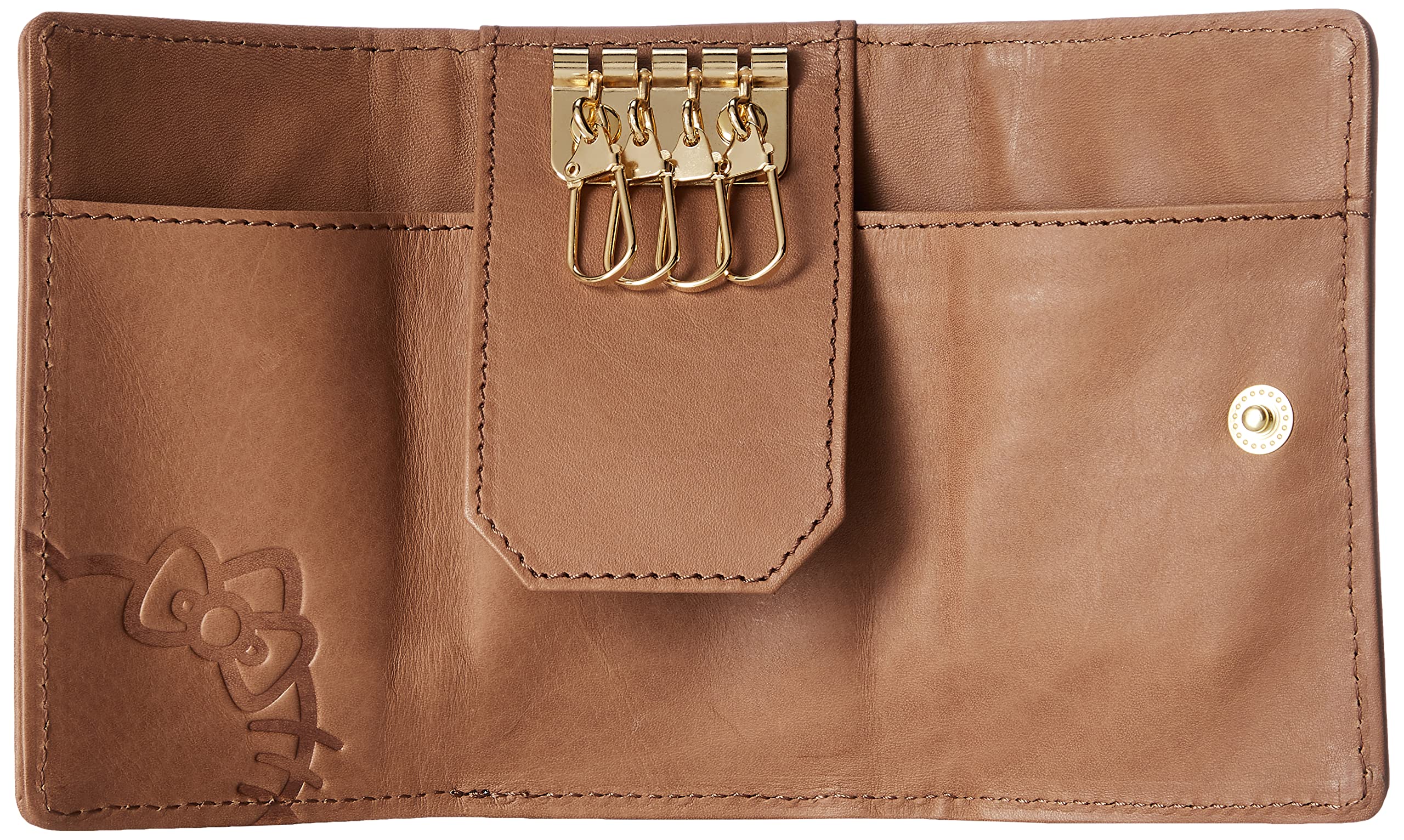 Sanrio Tri-Fold Wallet 87063 for Women - Brown- Japan Figure Store - #1 Bring To You The Best Japanese Goods