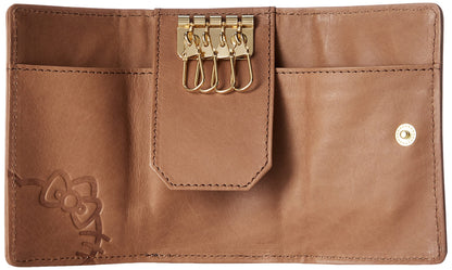 Sanrio Tri-Fold Wallet 87063 for Women - Brown- Japan Figure Store - #1 Bring To You The Best Japanese Goods