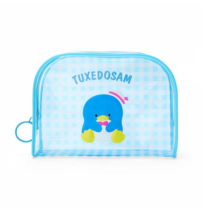 Sanrio Tuxedo Sam Clear Pouch for Travel and Storage- Japan Figure Store - #1 Bring To You The Best Japanese Goods