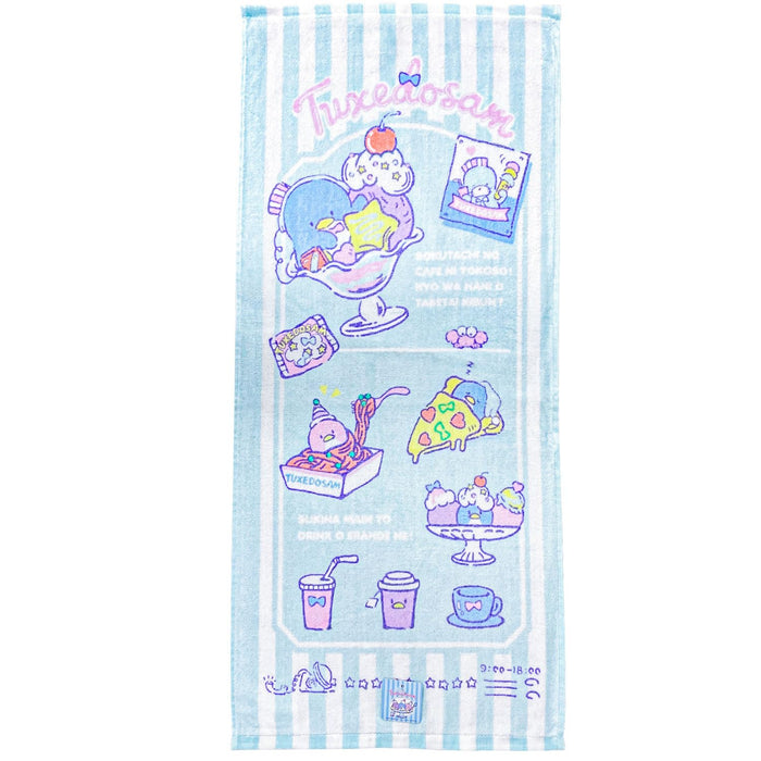 Sanrio Tuxedo Sam Face Towel 34x75cm Lightweight and Soft- Japan Figure Store - #1 Bring To You The Best Japanese Goods