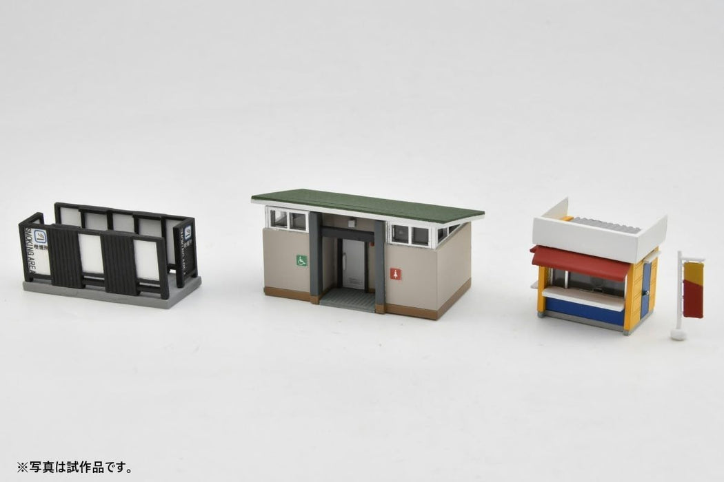 Tomytec Scenery Accessories: Station Front Scene Set A Diorama Supplies- Japan Figure Store - #1 Bring To You The Best Japanese Goods