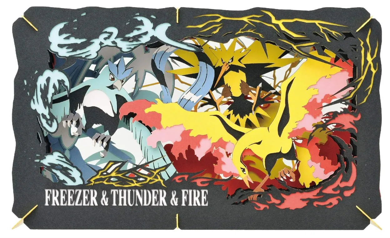 ENSKY Paper Theater Pt-L02 Pokemon Articuno, Zapdos, And Moltres- Japan Figure Store - #1 Bring To You The Best Japanese Goods