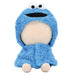Bandai Namco Sesame Street Chibi Plush Poncho Cookie Monster Toy- Japan Figure Store - #1 Bring To You The Best Japanese Goods