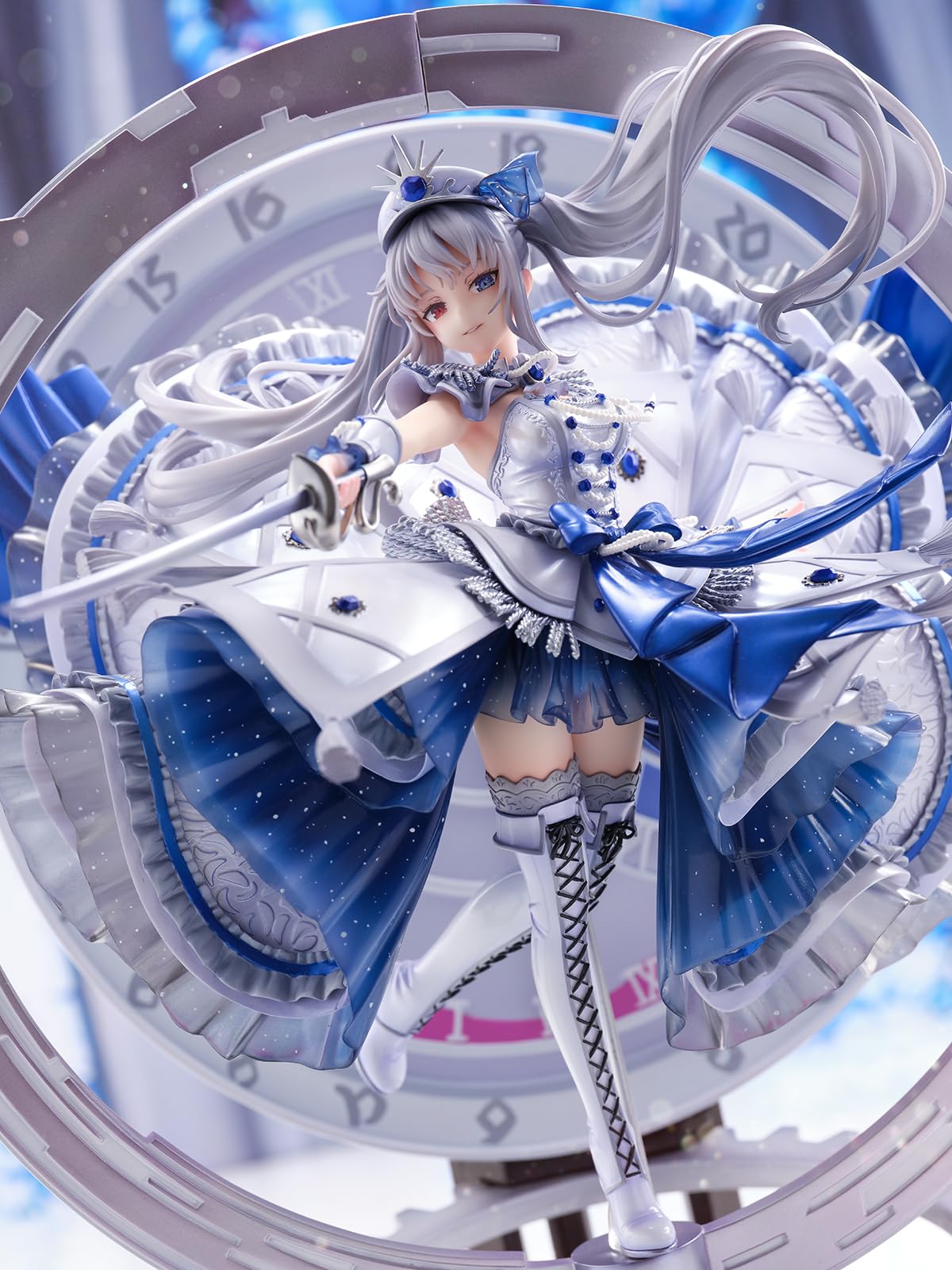 Shibuya Scramble Figure Date A Bullet White Queen Royal Blue Sapphire Dress Ver.- Japan Figure Store - #1 Bring To You The Best Japanese Goods