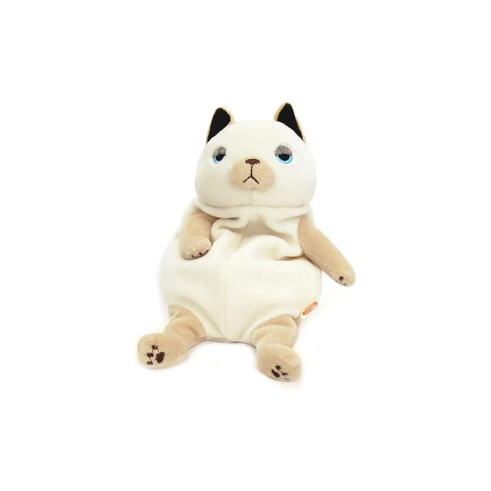 Shinada Global 10cm Siamese Cat Stuffed Animal Mochi Neko Series Small Size- Japan Figure Store - #1 Bring To You The Best Japanese Goods