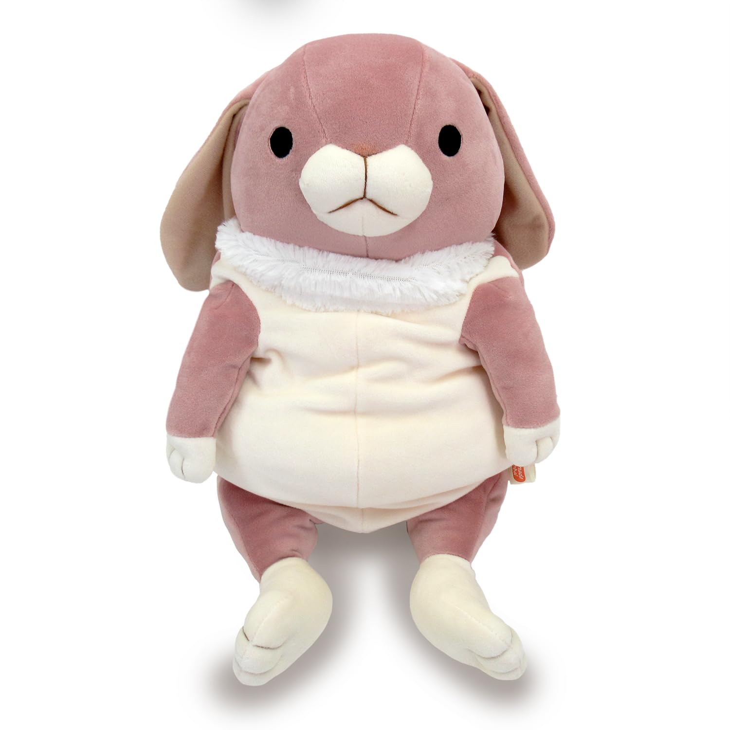 Shinada Global Large Mochi Rabbit Lop Ear Pink Stuffed Animal 22x22x30 cm Mous-0350Rpk- Japan Figure Store - #1 Bring To You The Best Japanese Goods