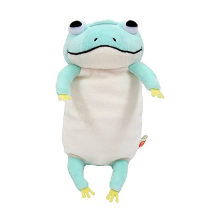 Shinada Global Mochi Series Frog Pen Pouch Light Blue 9x8x18cm - Mochikaeru MPKR-0180LB- Japan Figure Store - #1 Bring To You The Best Japanese Goods