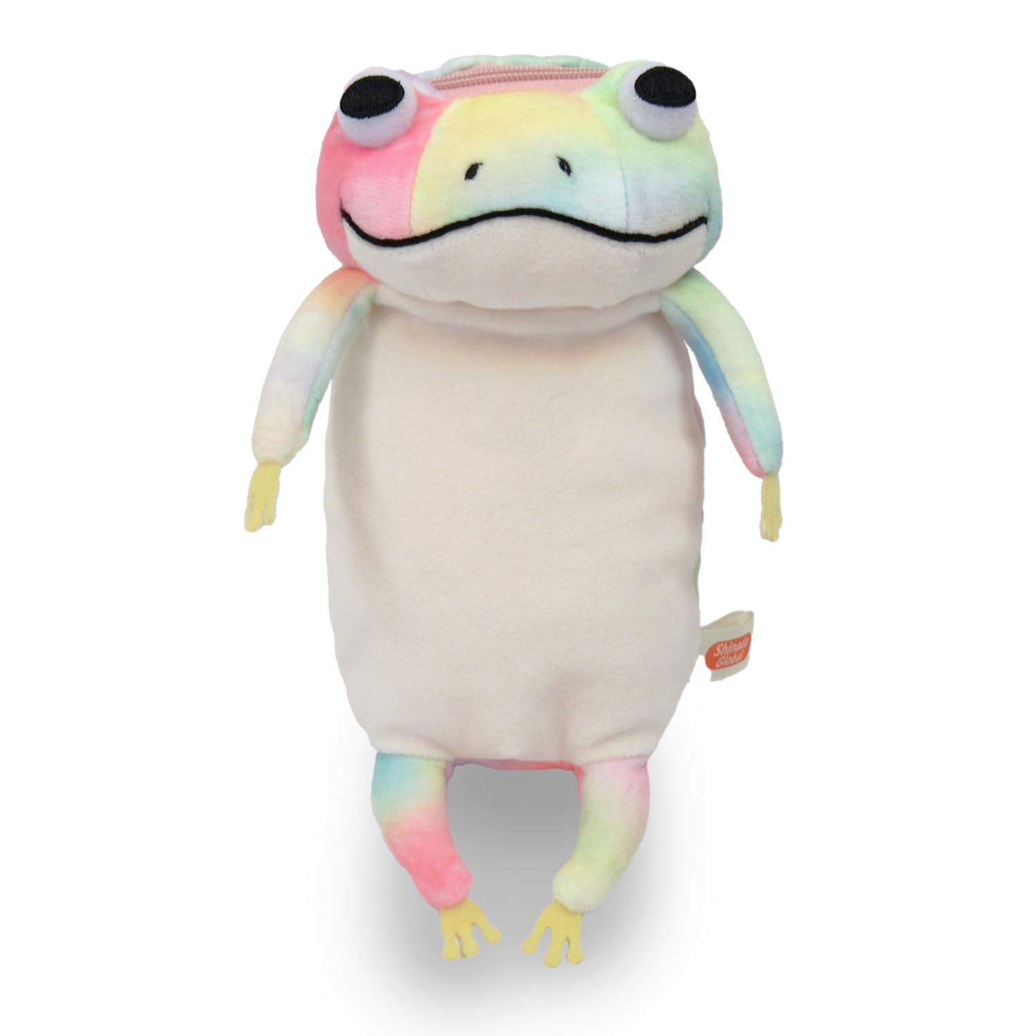 Shinada Global Mochikaeru Mochi Series Frog Pen Pouch Rainbow 9x8x18cm- Japan Figure Store - #1 Bring To You The Best Japanese Goods