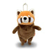 Shinada Global Mochi Series Mini Red Panda Plush Toy Gold Brown 7x5x14 cm- Japan Figure Store - #1 Bring To You The Best Japanese Goods