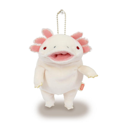 Shinada Global Mochi Series Mini Plush Axolotl Animal Ivory 7x5x14cm- Japan Figure Store - #1 Bring To You The Best Japanese Goods