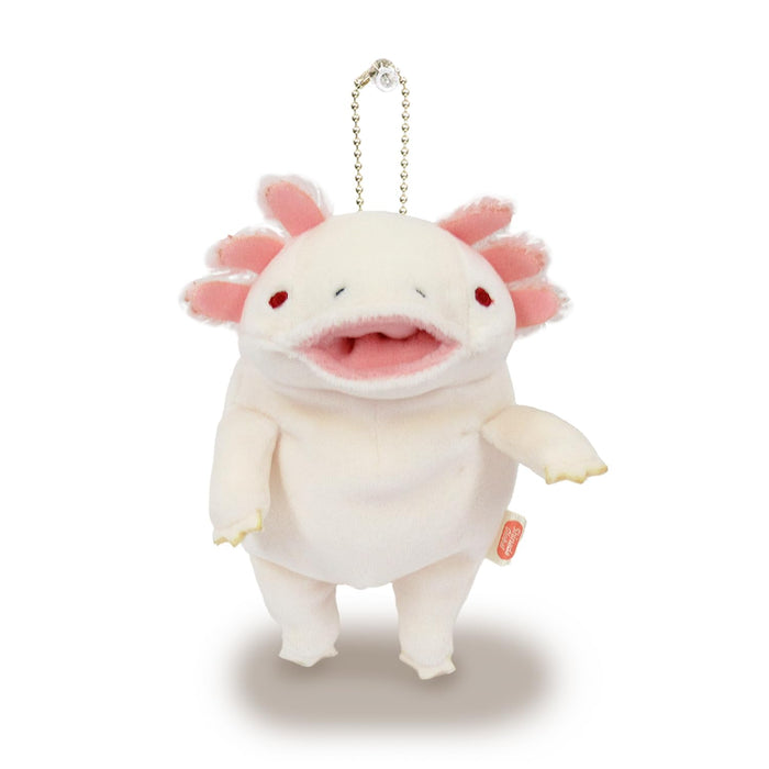 Shinada Global Mochi Series Mini Plush Axolotl Animal Ivory 7x5x14cm- Japan Figure Store - #1 Bring To You The Best Japanese Goods