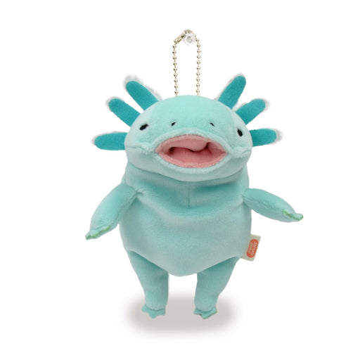 Shinada Global Axolotl Plush Toy Mochi Series Pastel Mint Mini 7x5x14cm Moup-0088Pm- Japan Figure Store - #1 Bring To You The Best Japanese Goods