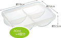 Skater Frozen Food Storage Containers 4 Blocks 80ml each Made in Japan TRMR4N-A- Japan Figure Store - #1 Bring To You The Best Japanese Goods