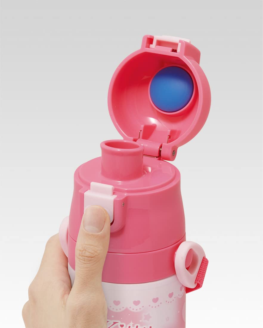 Skater Hello Kitty 430Ml 2-Way Stainless Steel Water Bottle and Cup for Girls- Japan Figure Store - #1 Bring To You The Best Japanese Goods