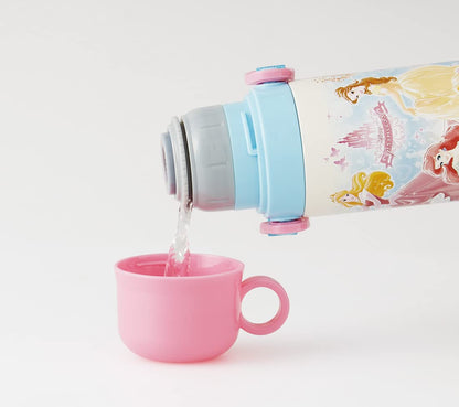 Skater Disney Princess 580ml 2-Way Stainless Steel Water Bottle for Girls- Japan Figure Store - #1 Bring To You The Best Japanese Goods