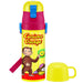 Skater Boys Stainless Steel Curious George Water Bottle and Cup 430ml SKDC4-A- Japan Figure Store - #1 Bring To You The Best Japanese Goods
