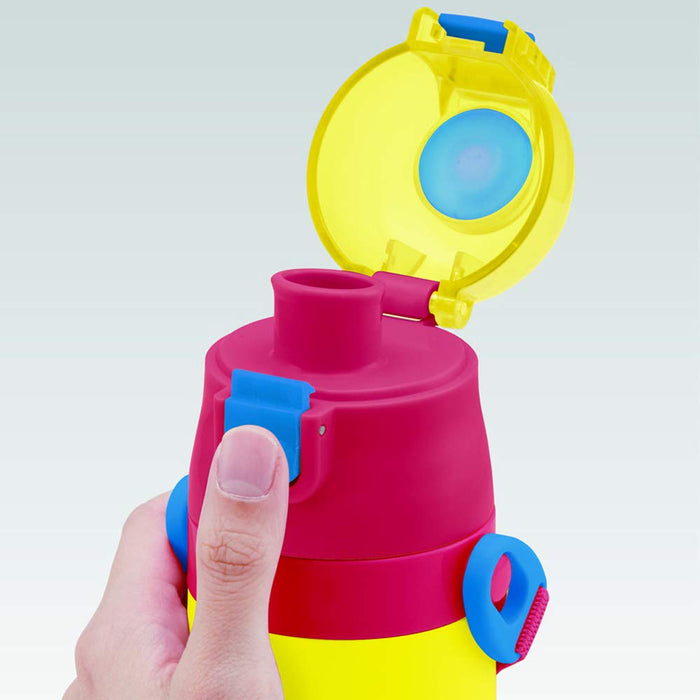 Skater Boys Stainless Steel Curious George Water Bottle and Cup 430ml SKDC4-A- Japan Figure Store - #1 Bring To You The Best Japanese Goods