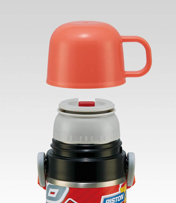 Skater Disney Cars 21 430ml 2-in-1 Stainless Steel Water Bottle and Cup for Children- Japan Figure Store - #1 Bring To You The Best Japanese Goods