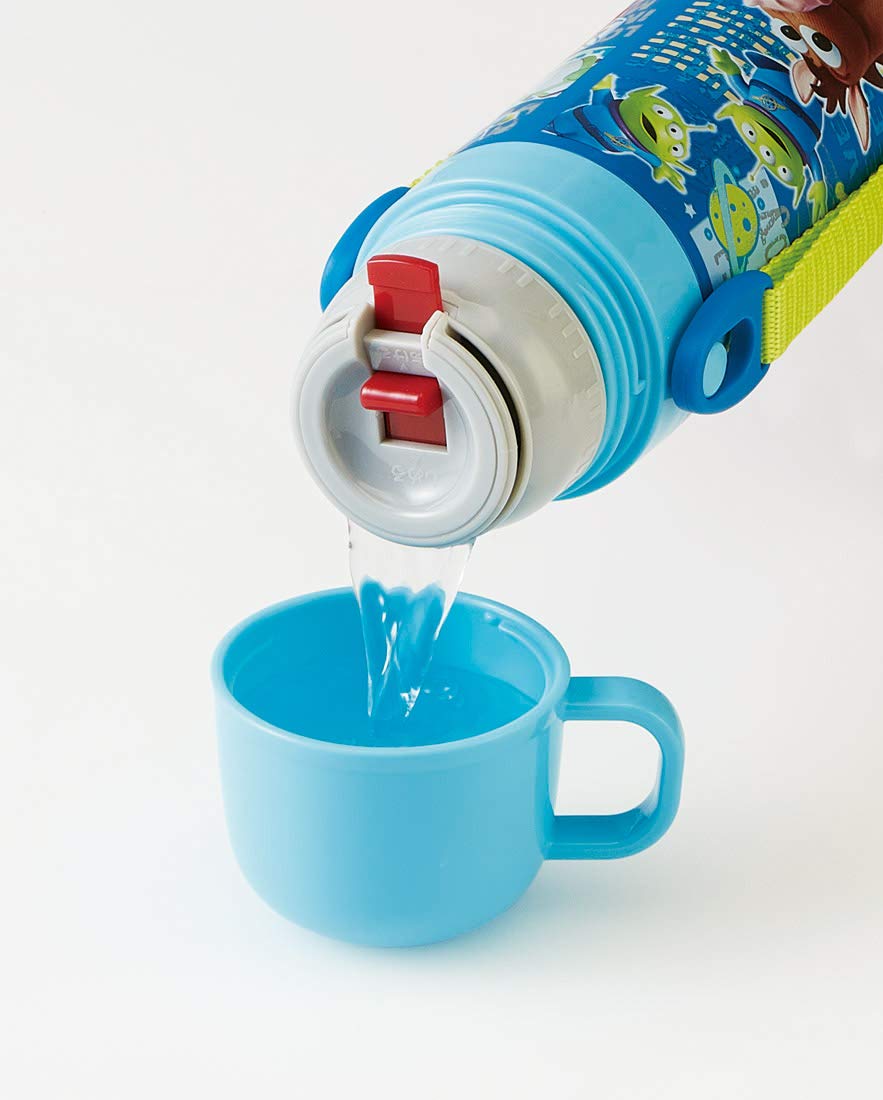 Skater Toy Story 19 Disney Kids 430ml 2-way Stainless Steel Water Bottle with Cup- Japan Figure Store - #1 Bring To You The Best Japanese Goods