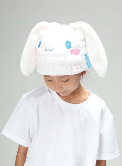 Skater Quick Drying Absorbent Cinnamoroll Animal Towel Cap 23cm x 17cm Sanrio- Japan Figure Store - #1 Bring To You The Best Japanese Goods