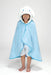 Skater Cinnamoroll Hooded Bath Poncho Quick-Drying & Absorbent 108cm x 92cm Sanrio- Japan Figure Store - #1 Bring To You The Best Japanese Goods