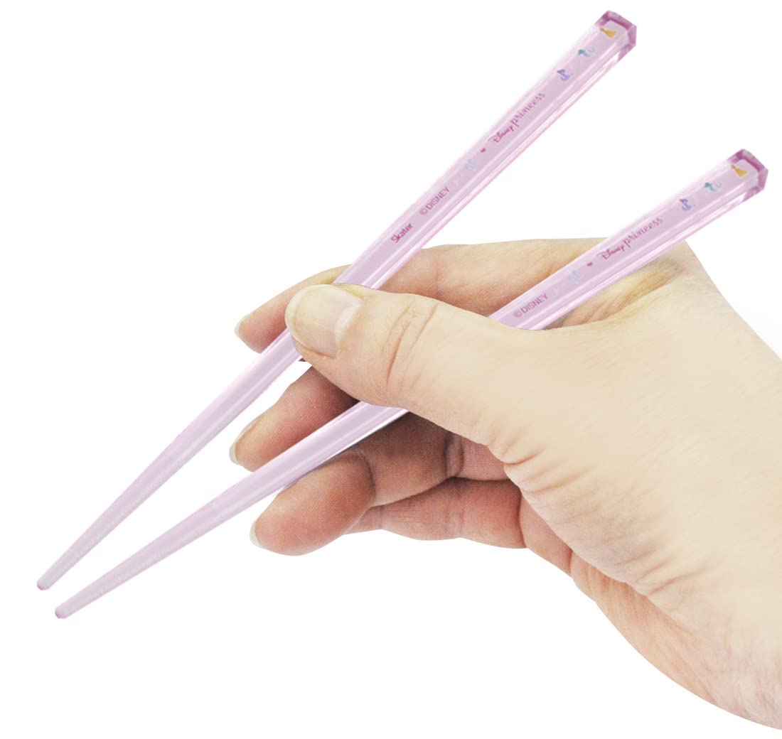 Skater Disney Princess Acrylic Chopsticks Set of 3 16.5cm Made in Japan- Japan Figure Store - #1 Bring To You The Best Japanese Goods