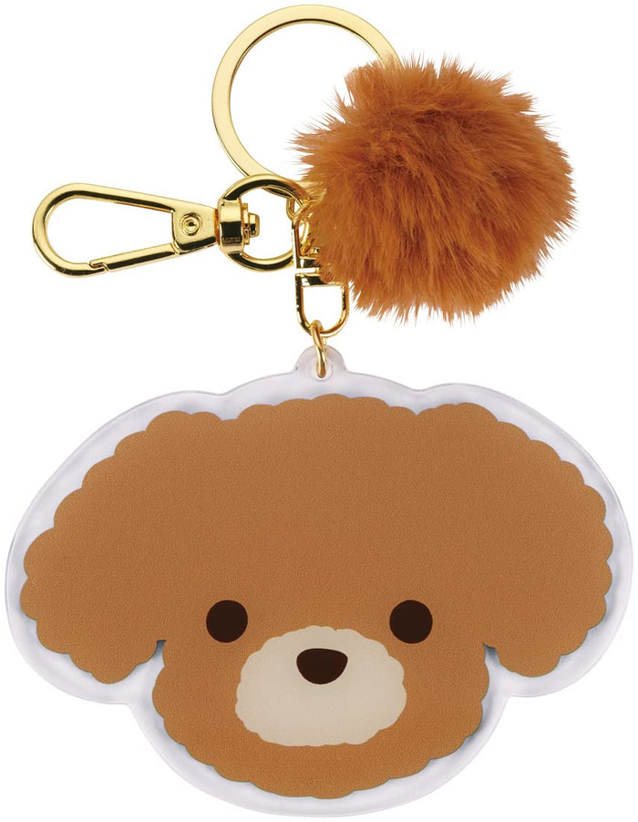 Skater Acrylic Keychain Pompons Dog Zack1-A Durable Accessory
