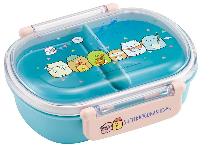 Skater Ag+ Antibacterial 360Ml Bento Box for Kids Sumikko Gurashi Camping Theme Made in Japan- Japan Figure Store - #1 Bring To You The Best Japanese Goods