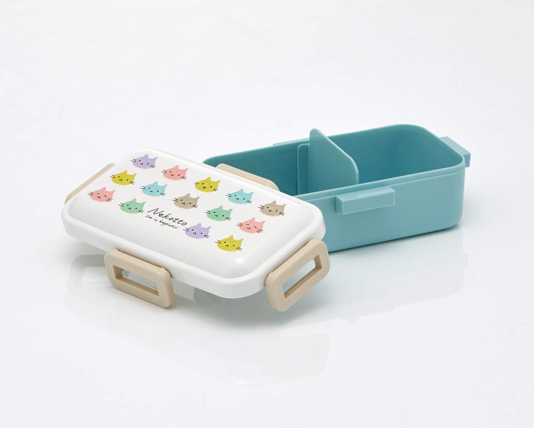 Skater Nekotto Colorful 530ml Ag+ Antibacterial Soft Lunch Box Made in Japan- Japan Figure Store - #1 Bring To You The Best Japanese Goods