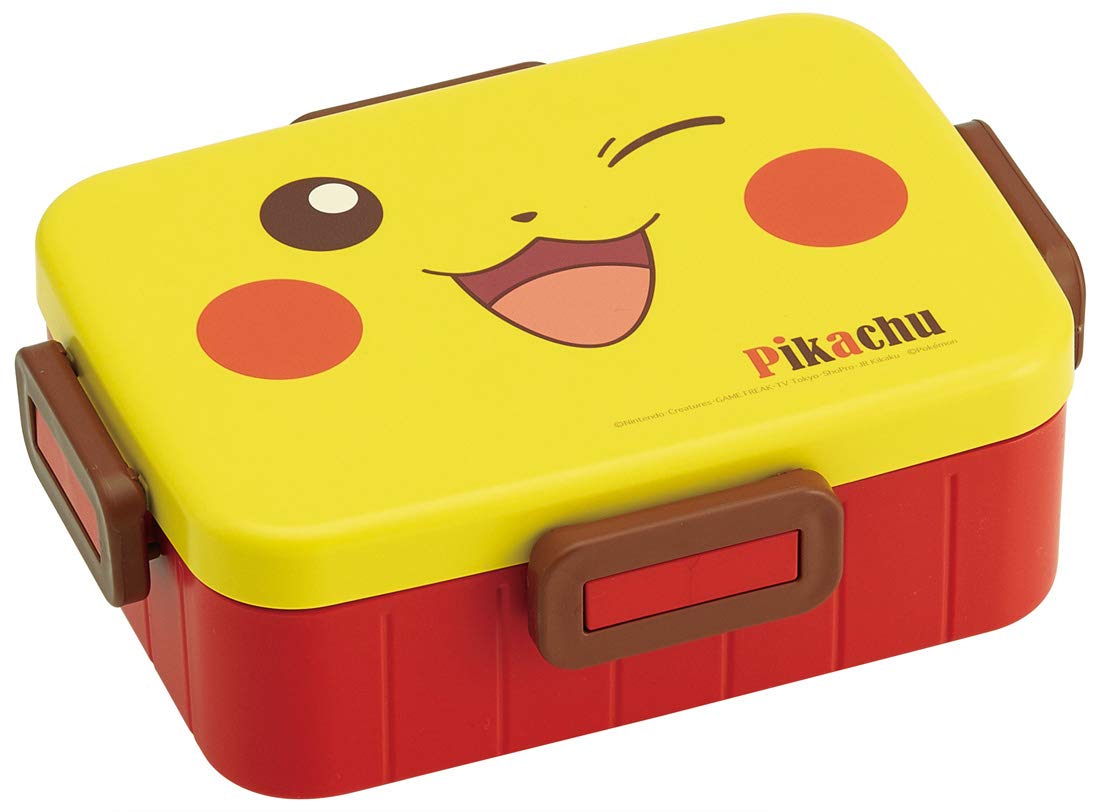 Skater Pikachu Pokemon Silver Ion Antibacterial 650Ml Lunch Box with 4-Point Lock- Japan Figure Store - #1 Bring To You The Best Japanese Goods