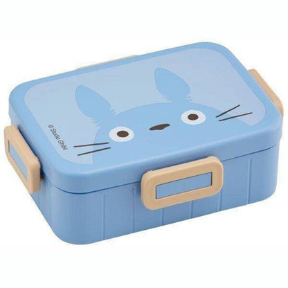 Skater 650ml Totoro Face Lunch Box with 4-Point Lock Silver Ion Antibacterial Ghibli- Japan Figure Store - #1 Bring To You The Best Japanese Goods