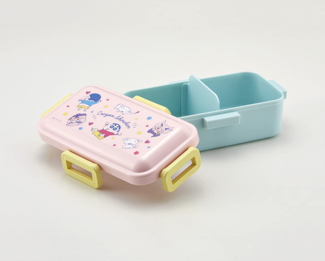 Skater Crayon Shin-Chan 530ml Lunch Box with Ag+ Antibacterial Dome Lid- Japan Figure Store - #1 Bring To You The Best Japanese Goods