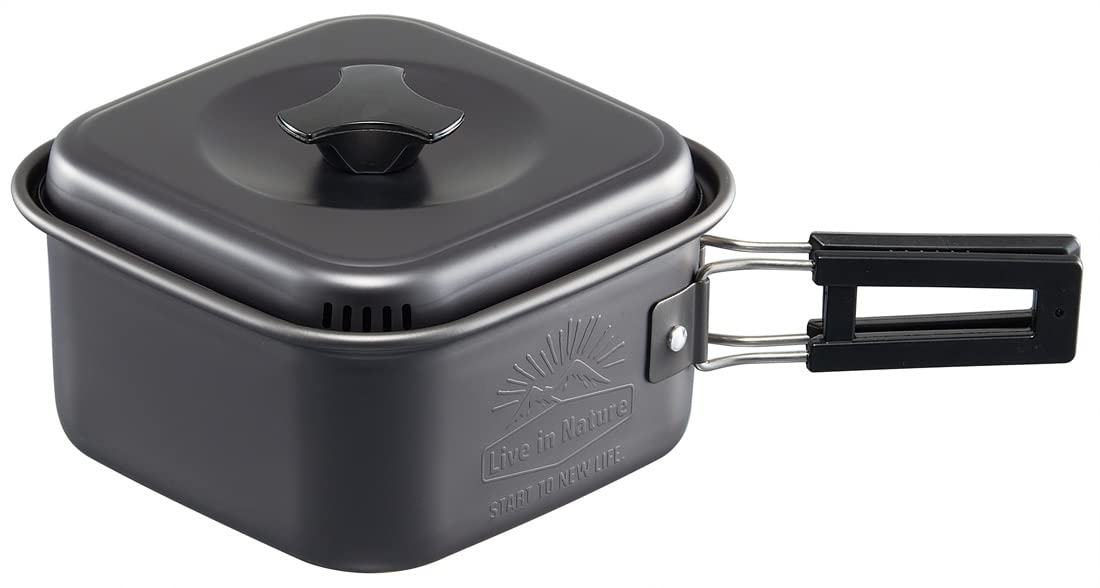Skater 1.2L Aluminum Square Saucepan Outdoor Camping Ramen Cooker- Japan Figure Store - #1 Bring To You The Best Japanese Goods