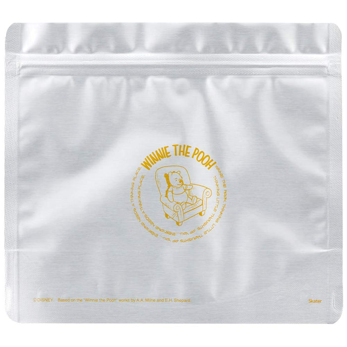 Skater Disney Winnie The Pooh Aluminum Zipper Storage Bags 19x17 cm 5 Pieces- Japan Figure Store - #1 Bring To You The Best Japanese Goods