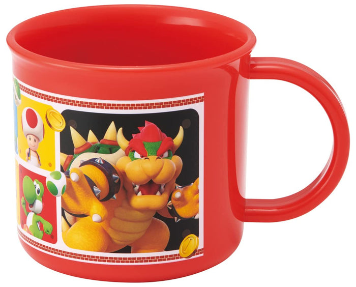 Skater Super Mario 200ml Antibacterial Cup Dishwasher Safe Made in Japan- Japan Figure Store - #1 Bring To You The Best Japanese Goods