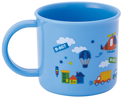 Skater Antibacterial Dishwasher Safe Cup Helicopter Boy Design Made in Japan KE4AAG-A- Japan Figure Store - #1 Bring To You The Best Japanese Goods