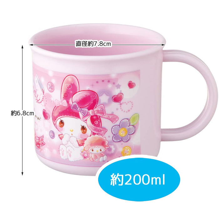 Skater My Melody Kirakira Doll Antibacterial Cup Dishwasher-Safe Made in Japan- Japan Figure Store - #1 Bring To You The Best Japanese Goods