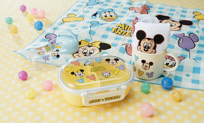 Skater Antibacterial Hand Towel Set with Case 32x30.5cm Disney Mickey Friends